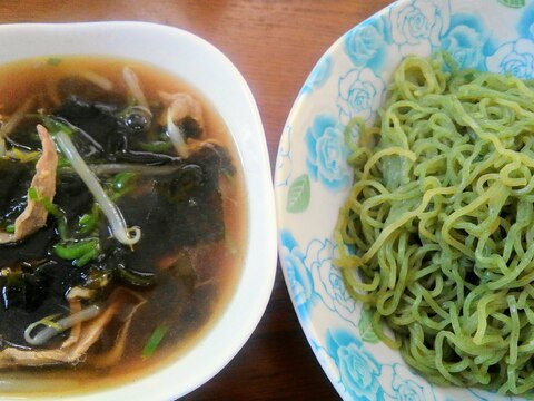 わかめづくし…わかめ中華つけ麺